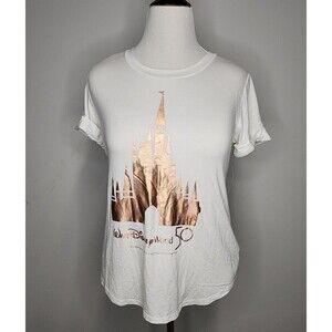 New NWT Walt Disney World Parks 50th Anniversary Castle T-Shirt Women’s L